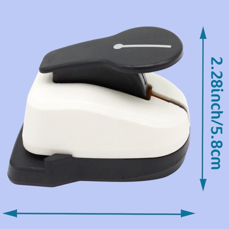 Corner Collar Card Punch 2-Hole Jewelry Display Card Puncher 8.1 x 6.3 x 5.8 cm - Double Hole Punch for Earring Card Necklace Card for Jewelry Organization - Image 2