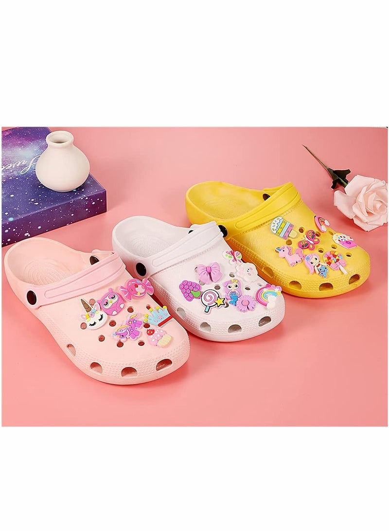 KASTWAVE Shoe Decoration Charms 80 PCS for Croc Charm for Hole Hole Shoe Buckle Party Favors ​Mini Charm Bracelet Wristband Decoration  Charms for Girls Birthday Gift - Image 2