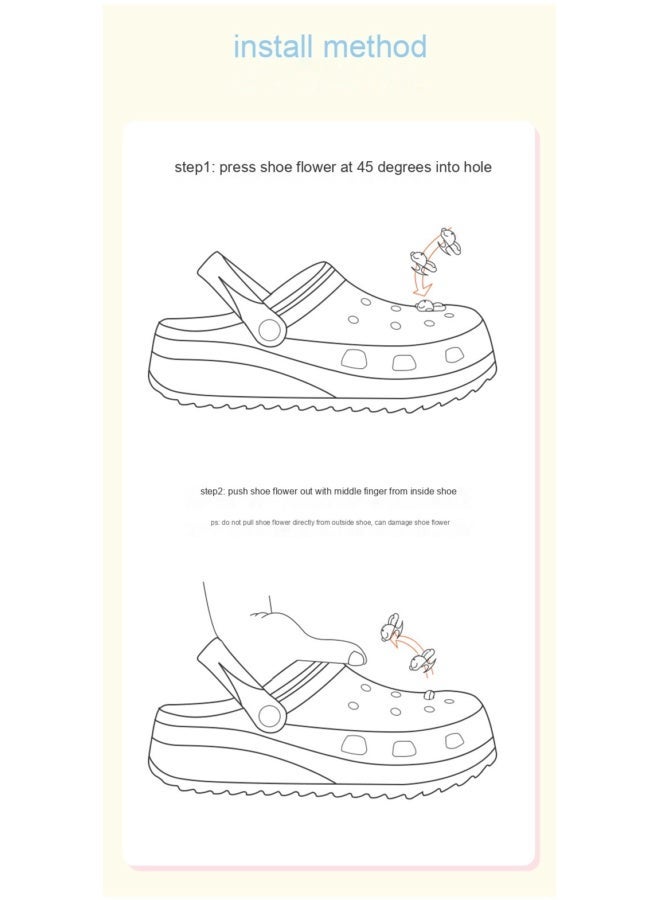 Cartoon & Anime Series Shoe Charms Soft Glue Buckles Clogs Decor  Accessories - Image 2
