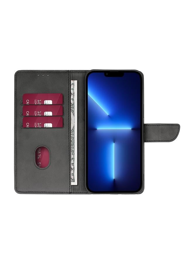 Zaboon Case For Huawei P60 / P60 Pro Calf Texture Buckle Flip Leather Phone Case - Image 3