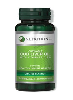 Chewable Cod Liver Oil W Vit A C&D Tablets 30’S