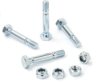 PROSOCOOL Replacement Snowblowers Part 303160355P 303160355 Set of Four Shear Pins and Nuts - Image 1