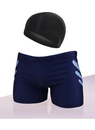 New 2 Piece Swimsuit Set Men Swimwear Swim Cap Swimsuit Boxer Shorts - pzsku/ZA34A92E55885B39658B9Z/45/_/1734661999/e31a4627-dff4-436c-8a5a-285bab524972