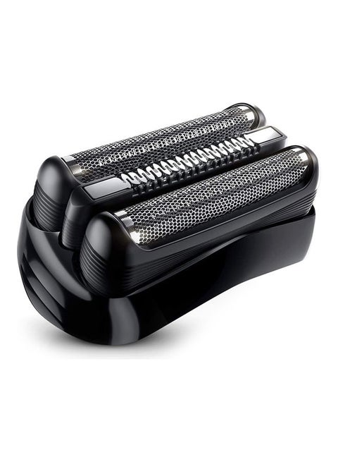 Replacement Shaver Foil Head for Braun 21B, Braun 3 series, such as 301S, 310S, 320S, 330S Black/Silver