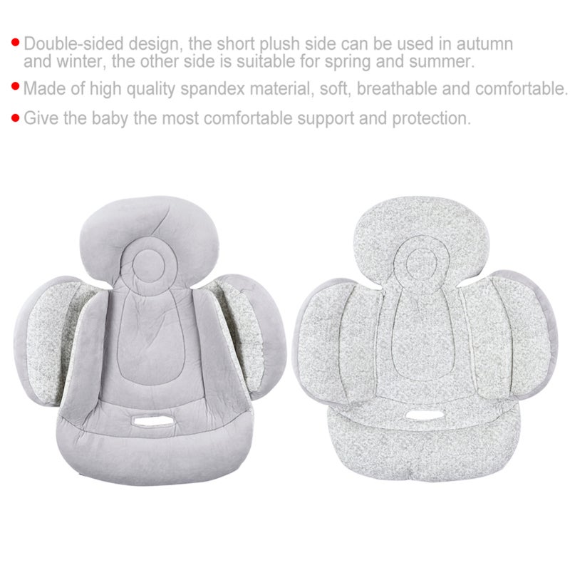 Baby Seat Pad: Double-sided Design, High-quality Spandex, Breathable & Comfortable - Head Neck Protection, Machine Washable, Lightweight Child Head Body Support for Stroller, Car Seat & Travel - Image 1