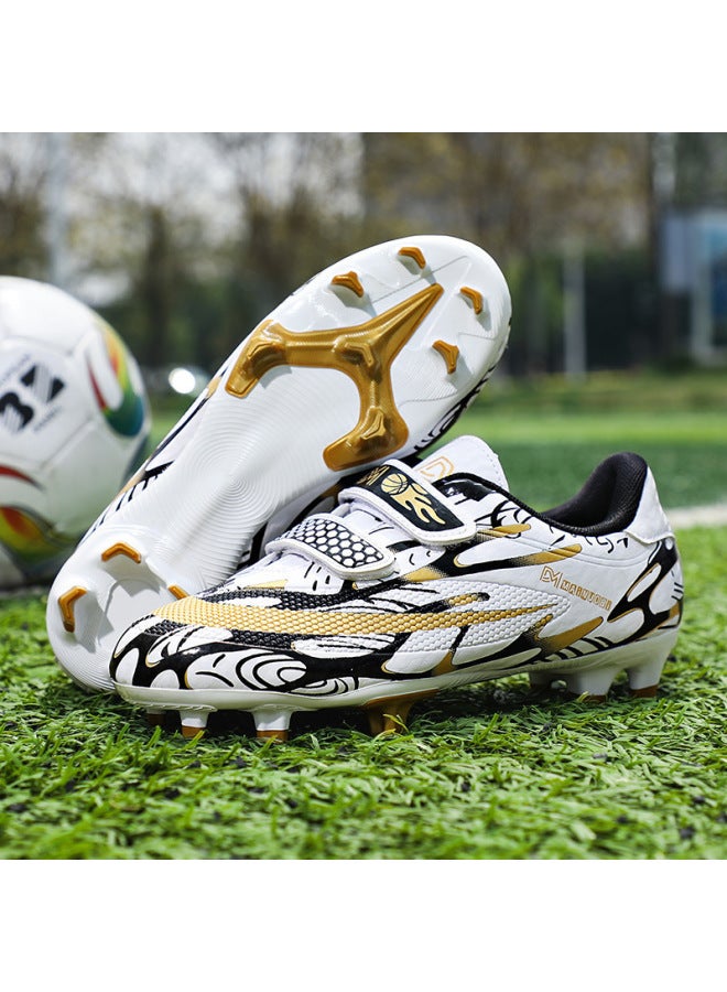 Children's Soccer Shoes For Boys, Long Spike Tf Velcro Cleats, Boys' Assassin 15 Elementary School Ag-specific Shoes For Boys