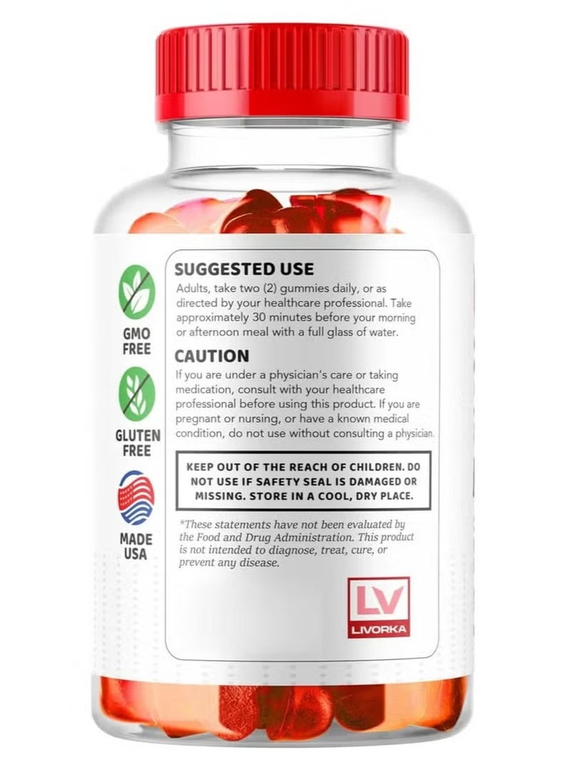 VITAL Vitamin B12 and Folic Acid Dietary Supplement 60 Gummies  - Image 3
