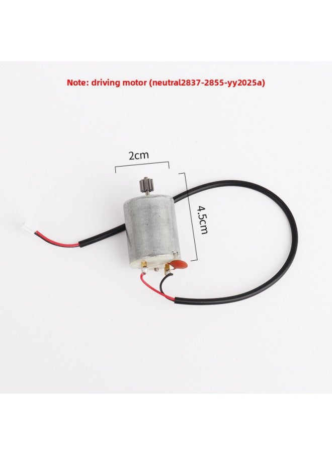 Generic Meizhi Model 2837 2855 Remote Control Charger Front And Rear Wave Box Axle Tire Climbing Car Toy Accessories-Color:Drive Motor  - Image 1
