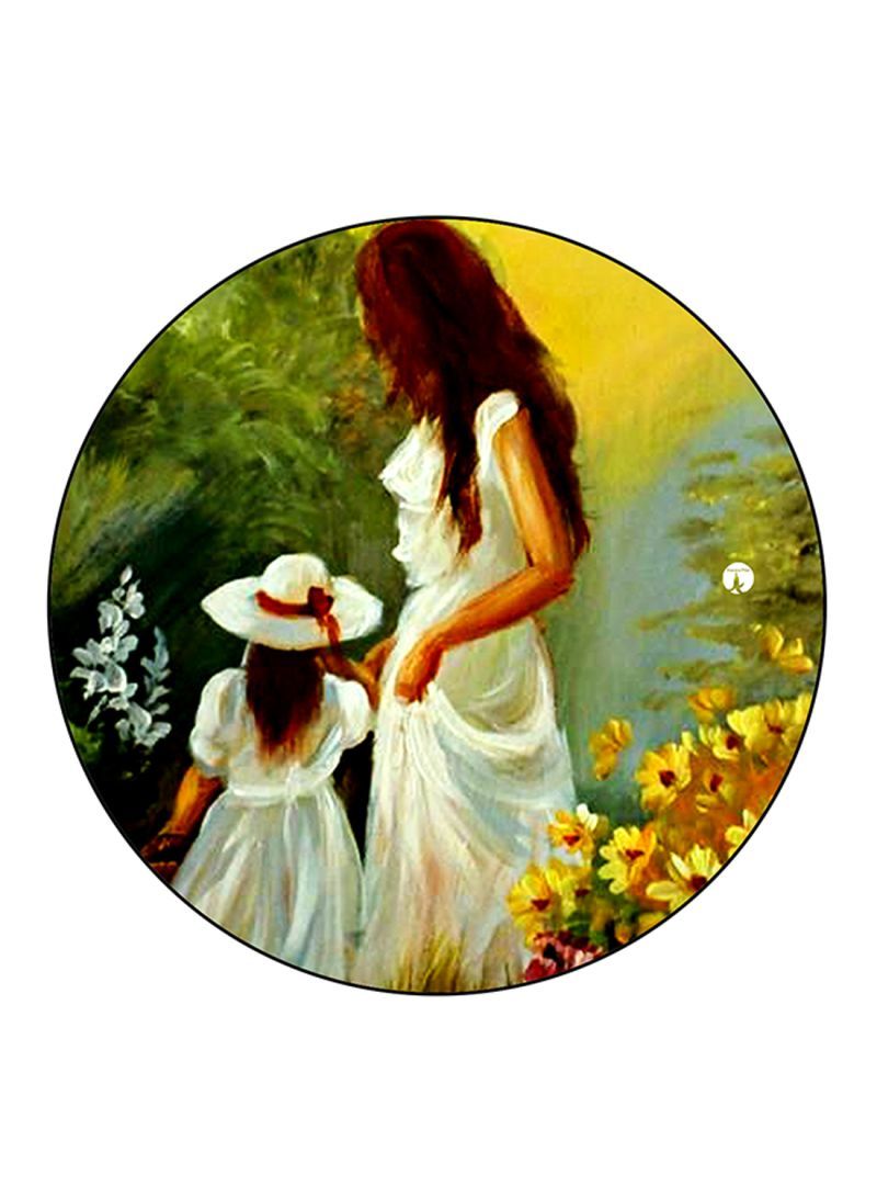 RKN Vintage Art Printed Large Pin Multicolour - Image 2