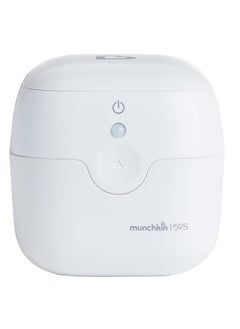 Munchkin Inc Munchkin Portable UV Sterilizer and Sanitizer Box, Eliminates 99.99% of Germs in 59 Seconds, Mini UV-C Cleaner for Pacifiers and More, White  - Image 3