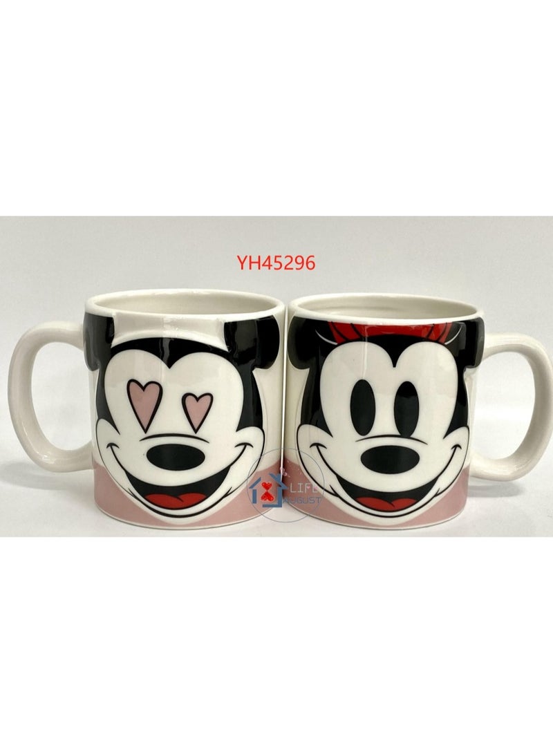 NATIONAL GIFT WORLD COMMERCIAL Classic Mickey and Minnie Mouse Mugs - Image 2