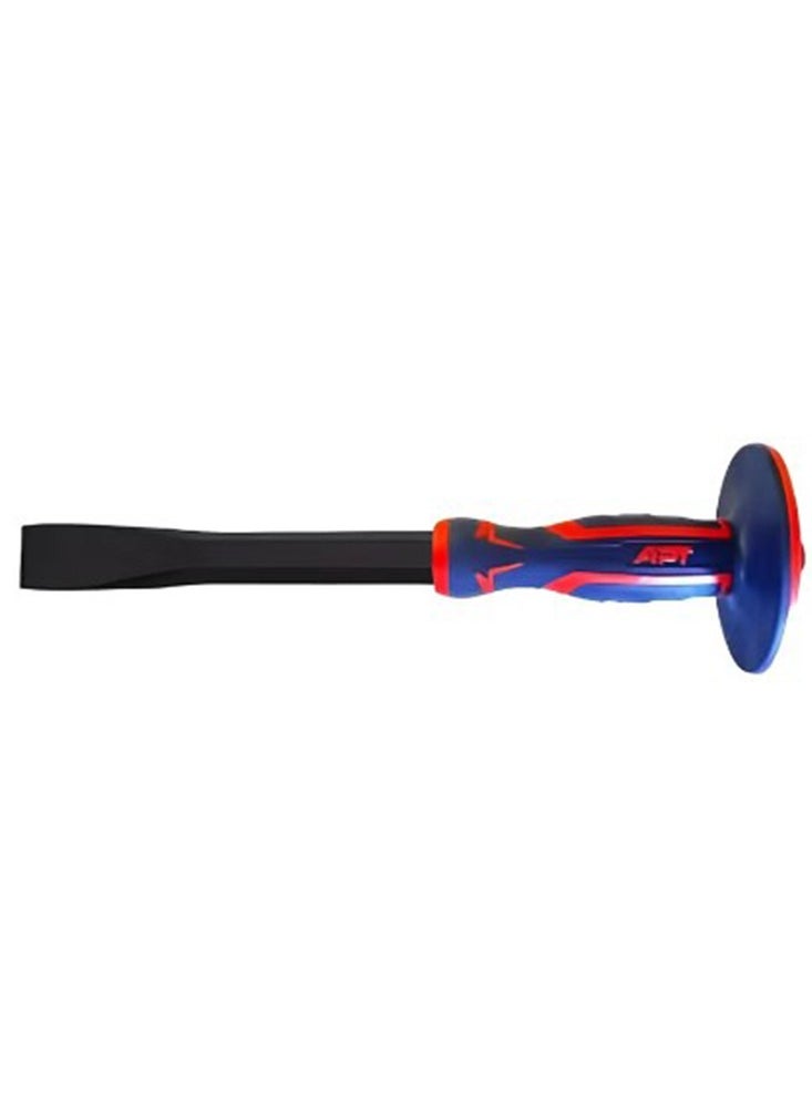 Apt - High carbon steel Powder coated finished Hardness is between 48-58 HRC Heavy duty two color Blue/Red TPR handle 350×18mm - Image 1