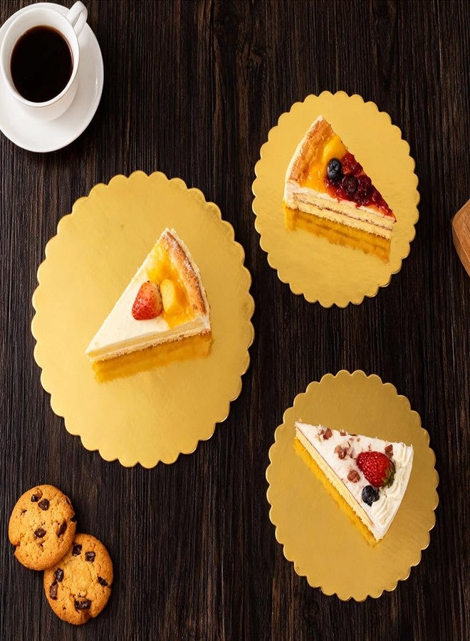 WINDAWNKE 8 Pcs Golden Cake Boards 6 Inch, Round Cake Base Cardboard for Baking, Cakes DIY and Crafts Display - Image 4