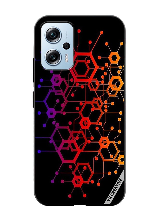 VR CREATIVE Protective Case Cover For Xiaomi Poco X4 GT Abstract Circuit Board Design Multicolour - Image 1