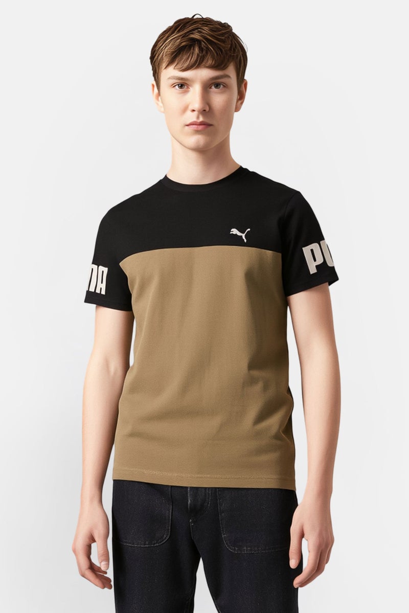 PUMA Kids Boy Sportswear Fit Short Sleeve Training T-Shirt, Multicolor - Image 1