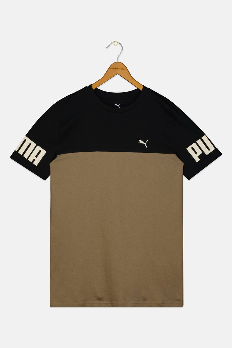 PUMA Kids Boy Sportswear Fit Short Sleeve Training T-Shirt, Multicolor - Image 3