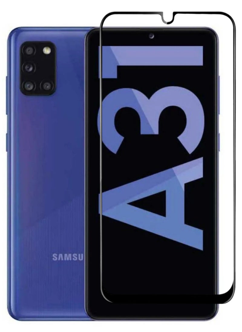 RAYON Tempered Glass Screen Protector 5D Designed For Samsung Galaxy A31 Full Screen Coverage And Bubble Free - Image 1