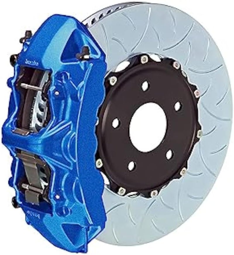 Rvinyl 3M Heat Resistant Caliper Wraps - Blue Reflective Vinyl Brake Film, 4 Sheets (12" x 6") with Application Card - Image 1