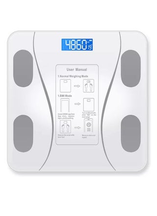 Digital scale Smart Weighing Scale Bluetooth-compatible Electronic Intelligent Weight Loss Body Fat Scale Balances (Color : White) - pzsku/ZA34B5B97D8BA598D7A3EZ/45/_/1732793122/067b275c-b87c-40fb-bdf5-69f535a08dd9