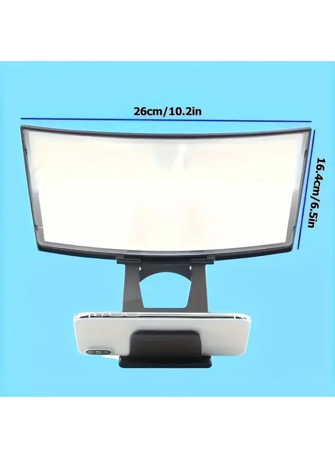 12 Inch Phone Screen Magnifier Foldable Stand Enhanced Viewing For Movies Games 1pc - Image 3