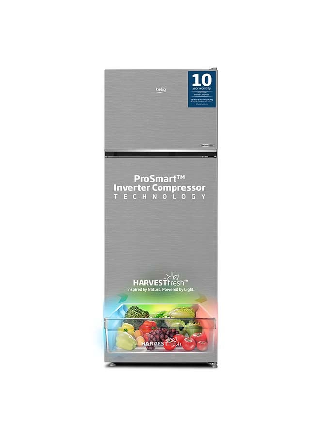 Refrigerator 455 Litres Gross(406 Net) Capacity,Top Mount, No Frost,Low Noise,10 Years Warranty on ProSmart Inverter Compressor 455 L RDNG455S Silver
