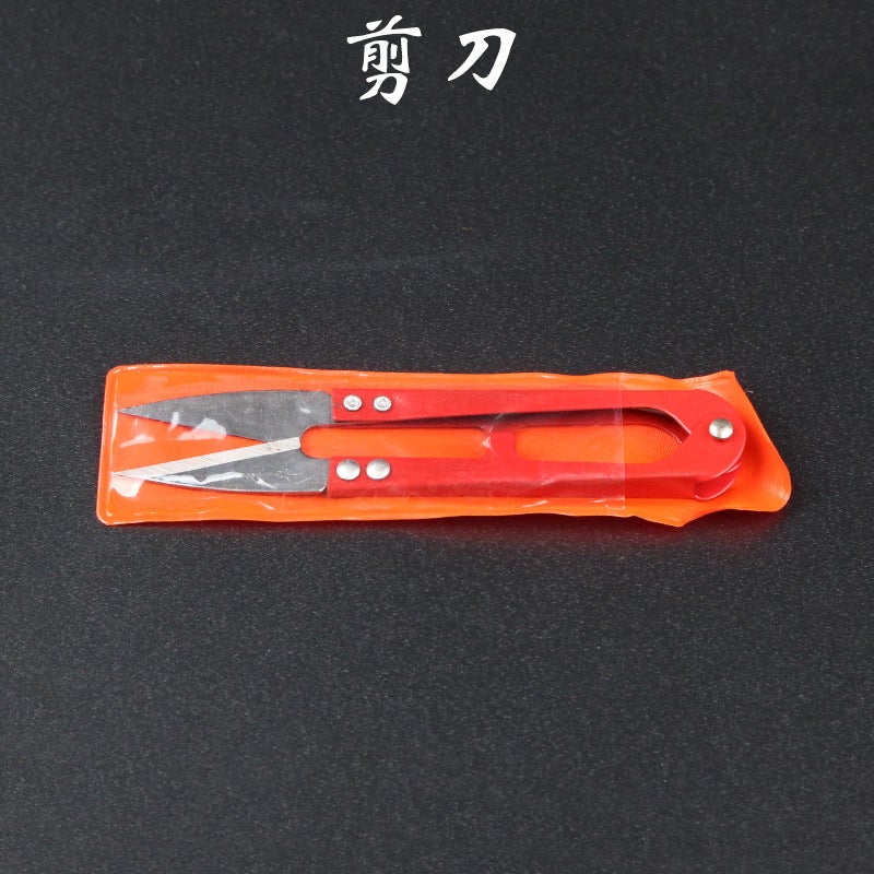Wen play threading tool crochet string tool beads Buddha head tee crochet lead hook scissors tweezers Scissors 