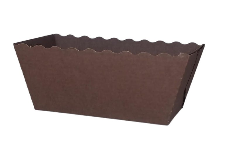 Baekence Baekence Bake and Serve Rectangular Brownie Mould Cake Mould Paper Mould 80100 GMS Pack of 30 pcs - Image 2