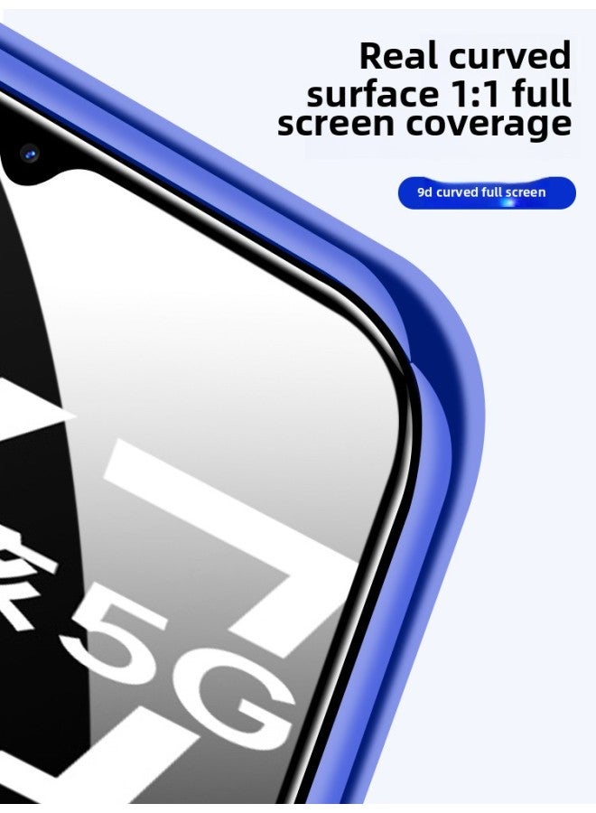 OppoK7 Tempered Glass Film For OppoK7x Full Screen Cover Mobile Phone Film No White Edge K7 Anti-Blue Light Eye Protection K7X High-Colour:[full Screen Covered With Tempered Film] ◆ Blu-ray Version 2 Pieces-Size:OPPO K7  - Image 2