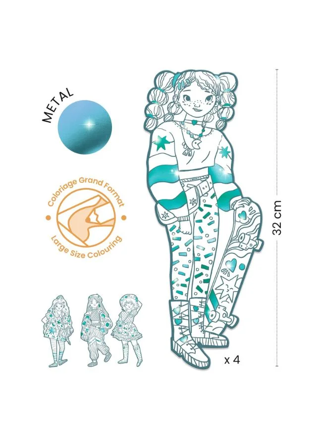 DJECO Angele And Friends Les Demoiselles Colouring
