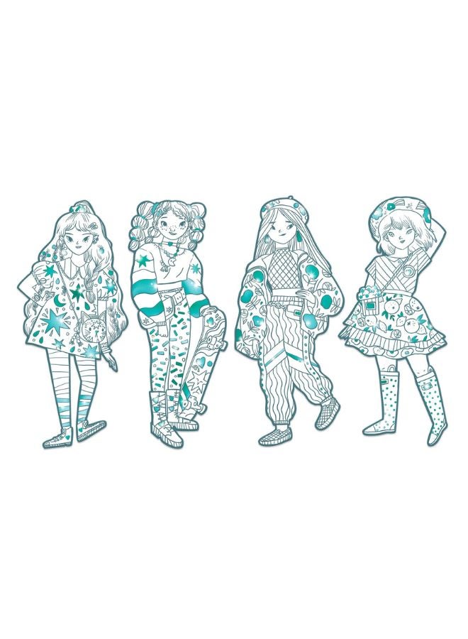 DJECO Angele And Friends Les Demoiselles Colouring - Image 2