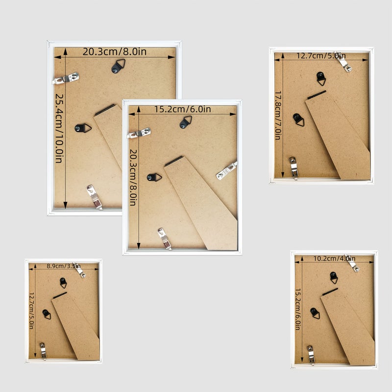Golden Photo Frame For 4x6 Inch Horizontal Vertical Display Family Scenery Photo - Image 4