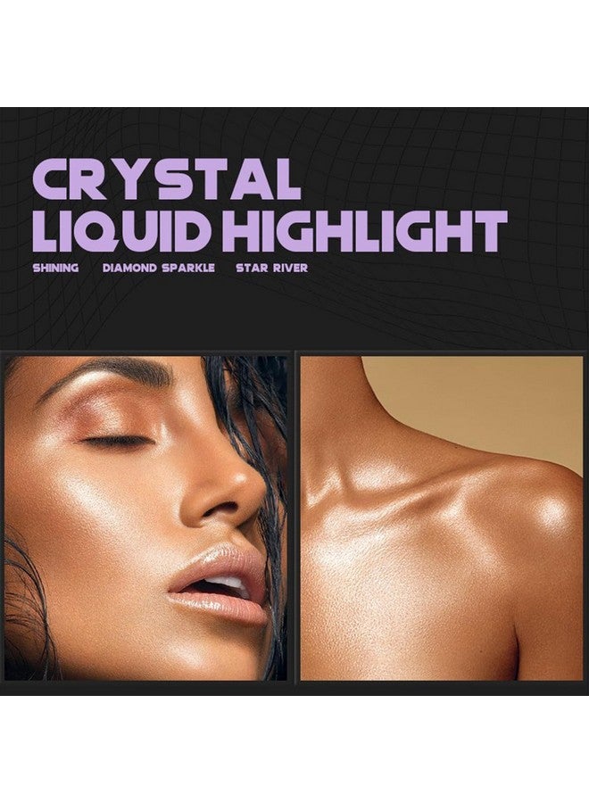 روز فلاور 4 ألوان من زيت الجسم اللامع، سائل تسليط الضوء على زيت التوهج، مرطب الجسم الطبيعي، ملمس ناعم، مصل الوجه ومرطب الجسم للبشرة الجافة (005) - Image 4