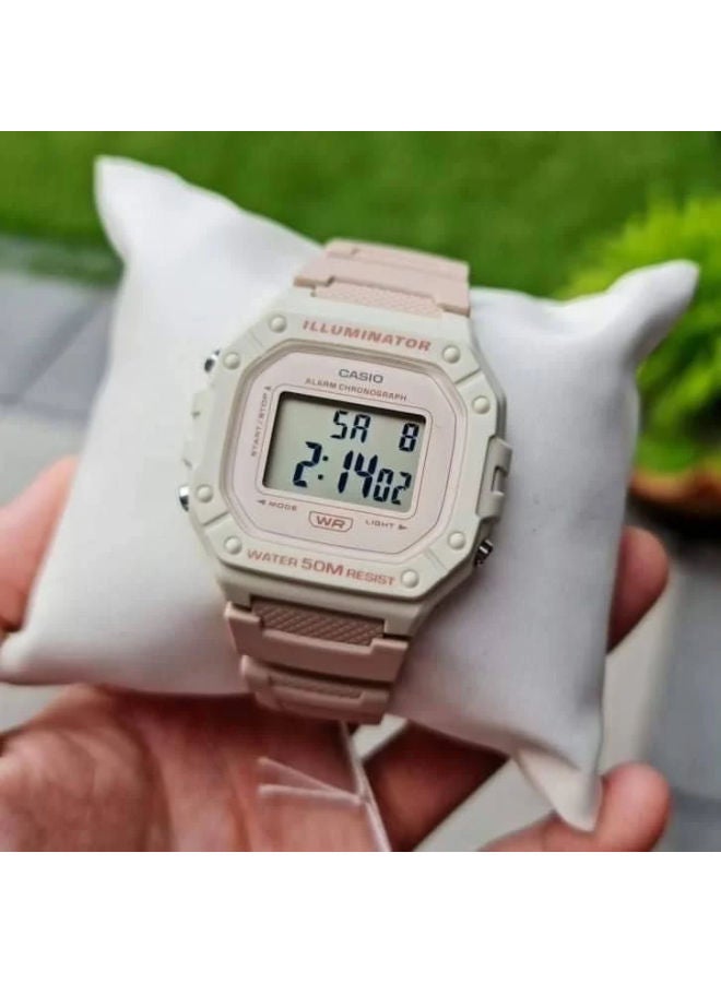 CASIO Resin Digital Wrist Watch W-218HC-4A2VDF - Image 3