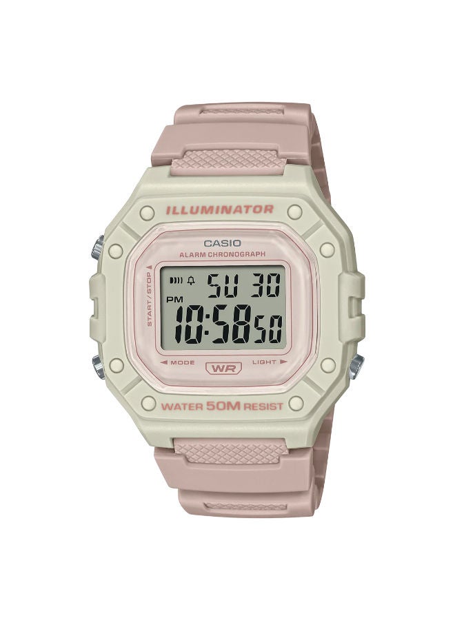 CASIO Resin Digital Wrist Watch W-218HC-4A2VDF - Image 1