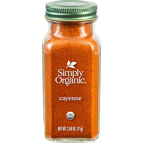 Simply Organic Cayenne Pepper 250 Ounce Pure Organic Cayenne Peppers No GMOs Kosher Certified - Image 1