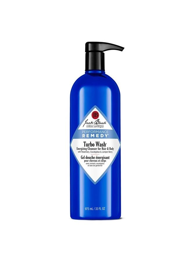 Jack Black منظف توربو واش المنعش للشعر والجسم - 33 أونصة سائلة - Image 1