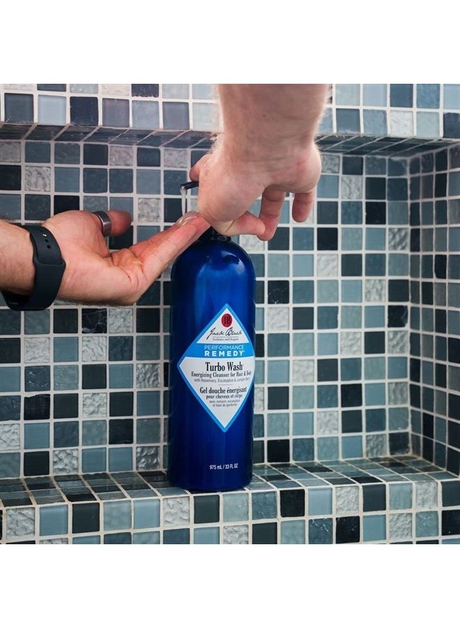 Jack Black منظف توربو واش المنعش للشعر والجسم - 33 أونصة سائلة - Image 2