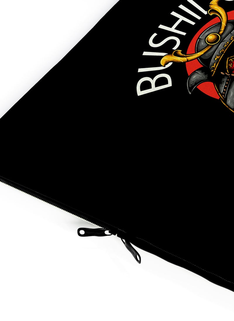 LOUD UNIVERSE Bushido Spirit Print Laptop Sleeve 13 inch Multicolour Tablet Sleeve - Image 5