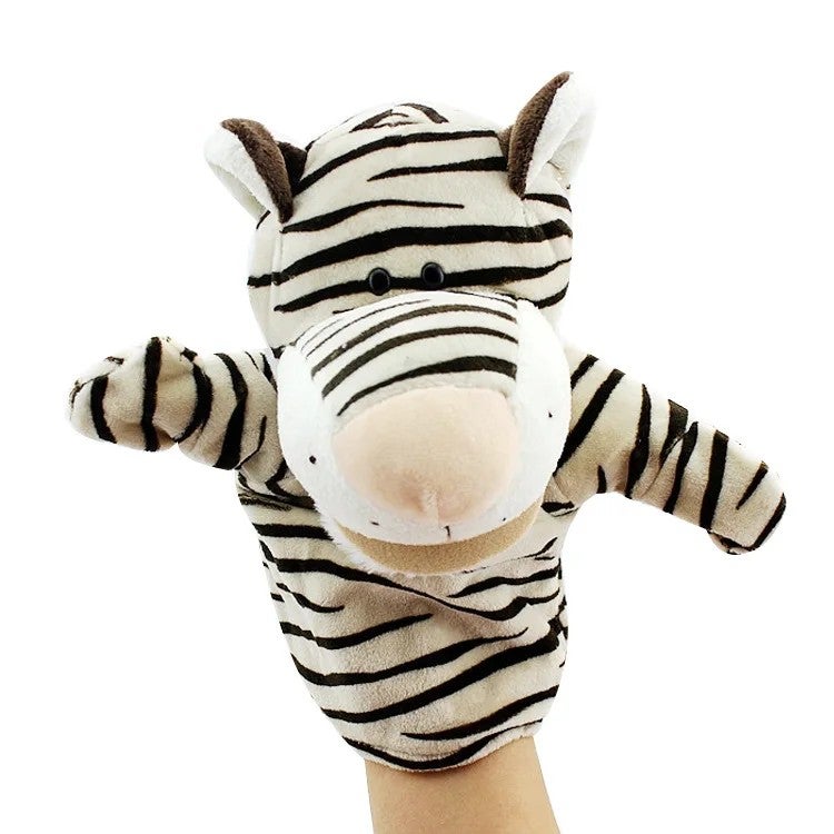 Y&D Cute Stuffed Animal Toys - Plush Lion, Elephant, Dinosaur & Monkey Finger Puppets for Babies | Educational Soft Dolls for Toddlers | Ideal Gift for Boys and Girls - Image 4