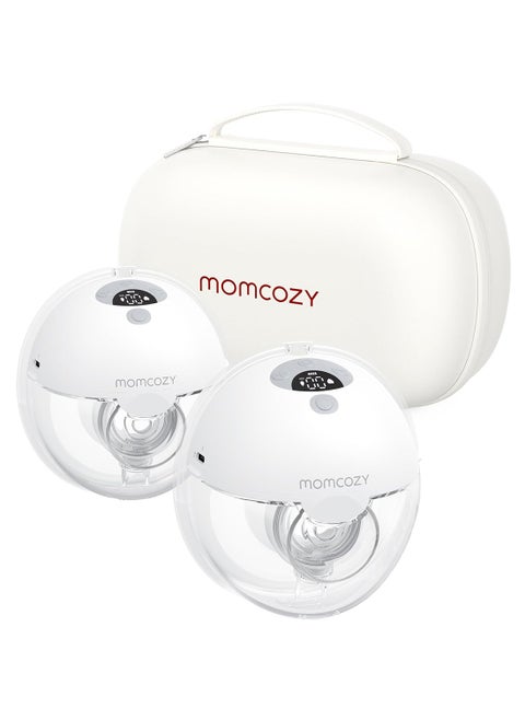 M5 Double Breast Pump, Electric, Hands Free, Portable Breast Pump with 3 Modes And 9 Levels