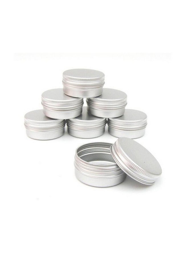 VASANA (24 Pieces) 10G/10Ml Clear Plastic Cosmetic Round Container Jars With Black Lids - Image 1