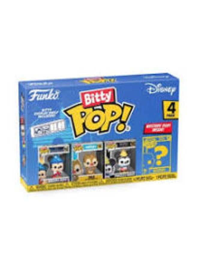 Funko Bitty Pop! Cartoon Animation: Disney - Disney Classic - Sorcerer Mickey 4PK - Image 3