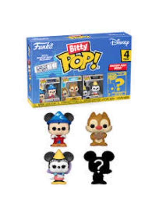 Funko Bitty Pop! Cartoon Animation: Disney - Disney Classic - Sorcerer Mickey 4PK - Image 2