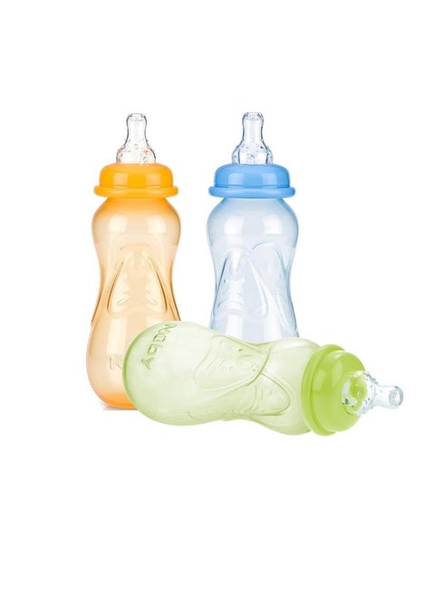 Non-Drip Standard Neck Bottles, 10 Ounce, Colors May Vary, 3 Count (Pack Of 1)