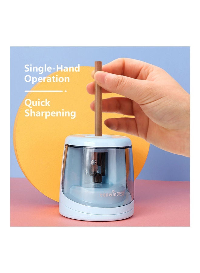 NIBEMINENT Electric Pencil Sharpener Blue - Image 2