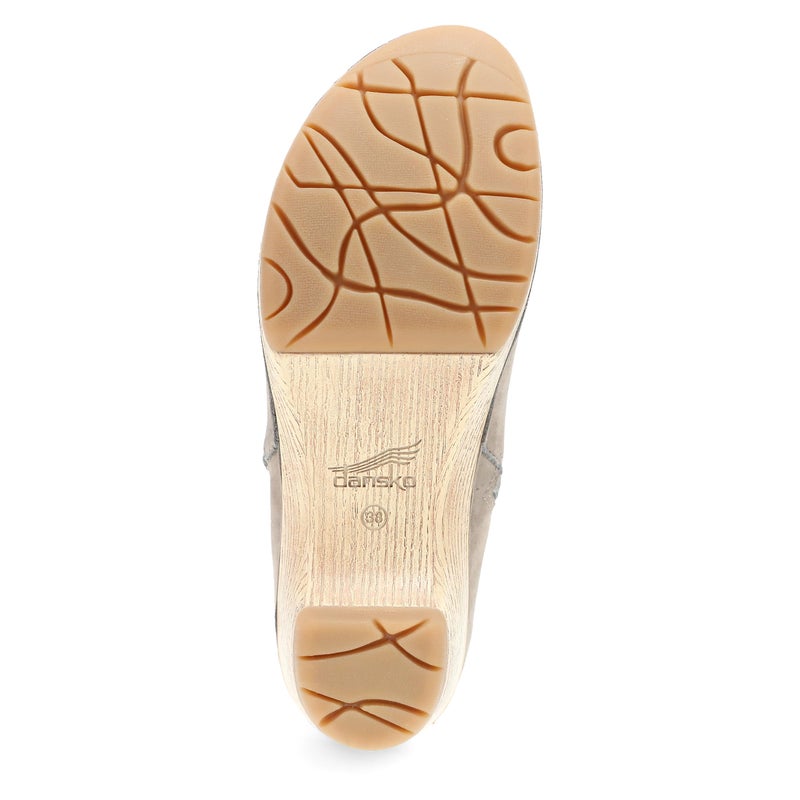 Dansko Lizanne Booties for Women - Linings from Recycled Materials and Leather for Breathability- Lightweight Rubber Outsole for Long-Lasting Wear Taupe Milled Nubuck 7.5-8 M US - Image 3