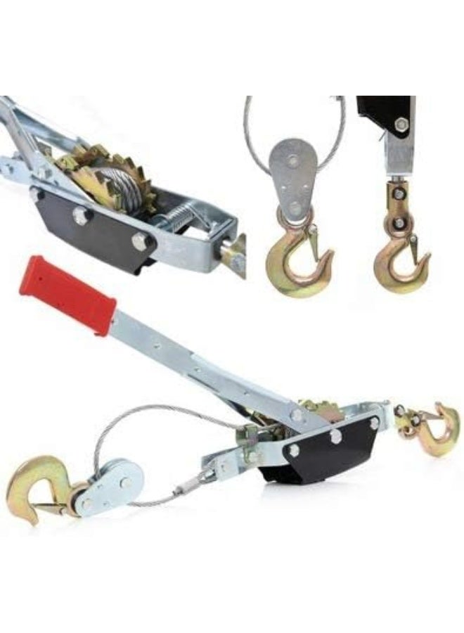 Tolsen 2 Ton Cable Winch and Puller Come Along Double Ratchet Wheel - Image 4