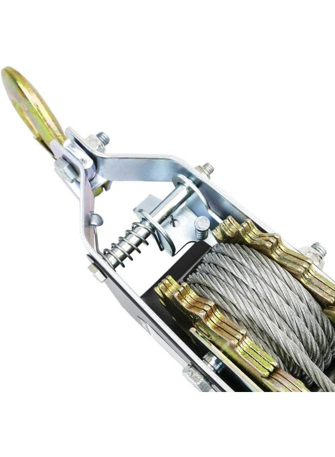 Tolsen 2 Ton Cable Winch and Puller Come Along Double Ratchet Wheel - Image 3