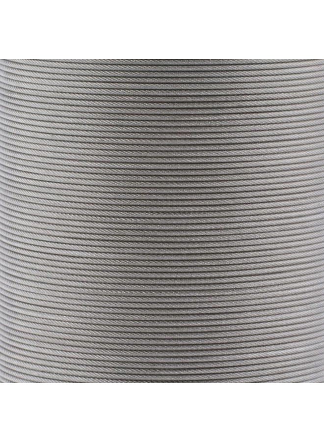 Beadalon 49 Strand Stainless Steel Bead Stringing Wire, .024 in / 0.61 mm, Bright, 100 ft / 31 m - Image 1