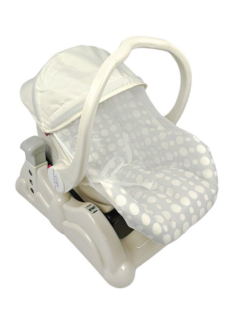 Baby Rocking Chair Adjustable 3 Different Heights Detachable Base with Net and Comfortable